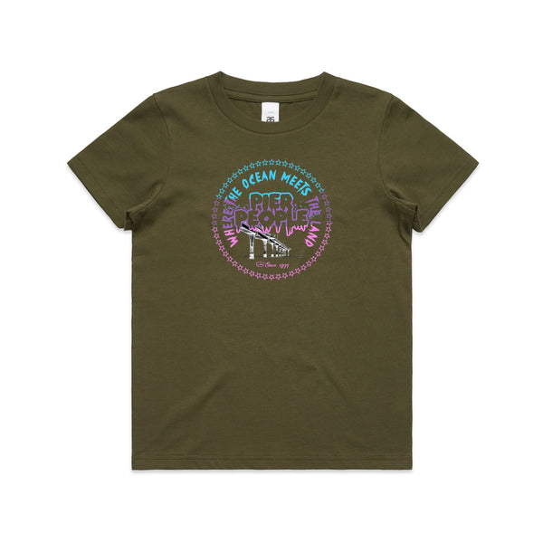 Ocean Meets Land Plurple Kids Tee