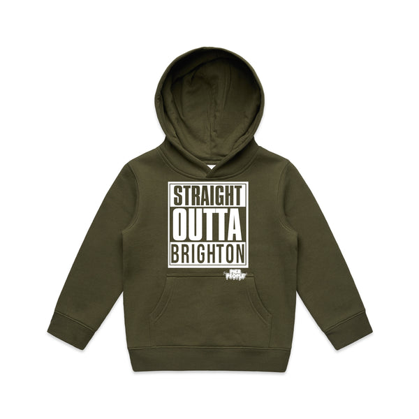 Straight Outta Brighton Kids Hoodie
