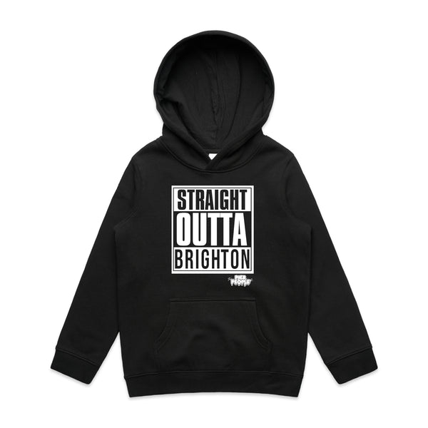Straight Outta Brighton Kids Hoodie