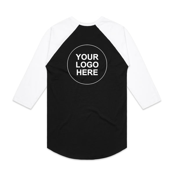 Custom Printed Raglan Tee