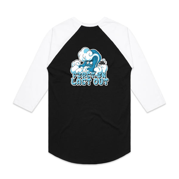 First In Last Out Raglan Tee