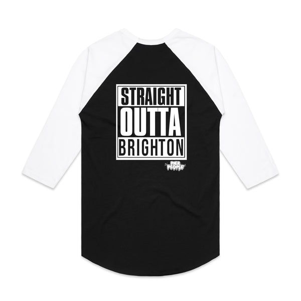 Straight Outta Brighton Raglan Tee
