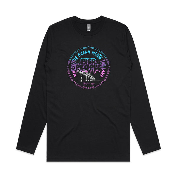 Ocean Meets Land Kids Plurple Longsleeve Tee