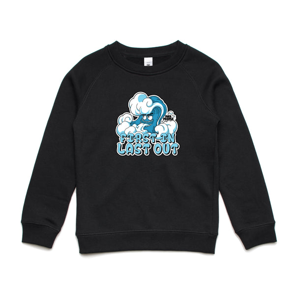 First In Last Out Kids Sweatshirt