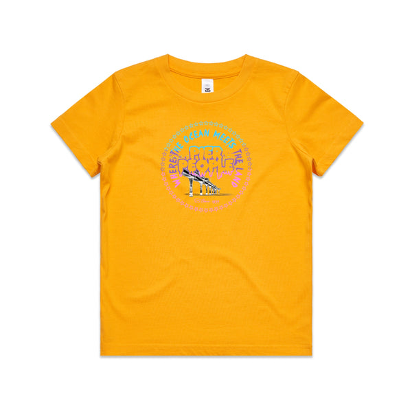 Ocean Meets Land Plurple Kids Tee