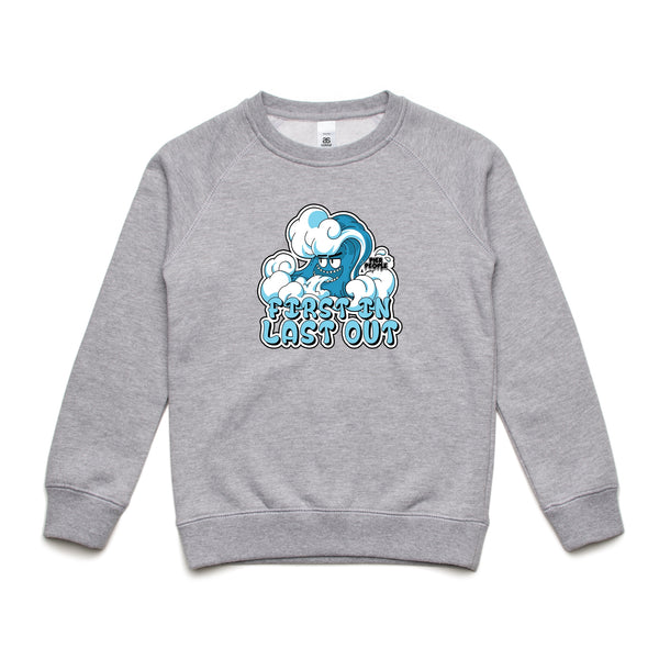 First In Last Out Kids Sweatshirt