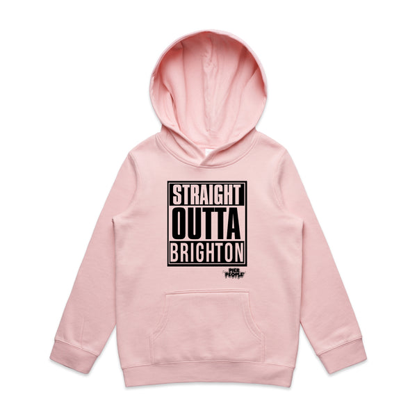 Straight Outta Brighton Kids Hoodie