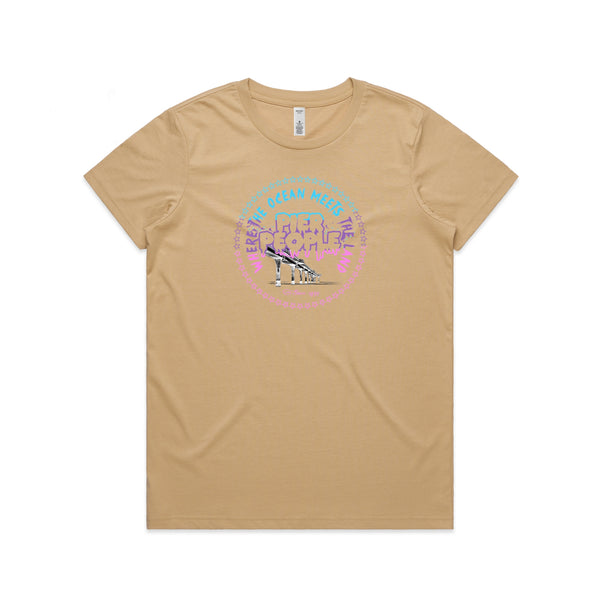 Ocean Meets Land Plurple Womens Tee