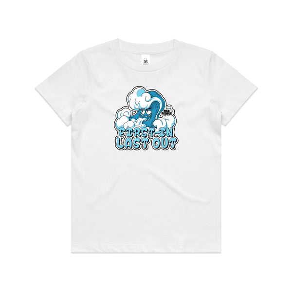 First In Last Out Kids Tee