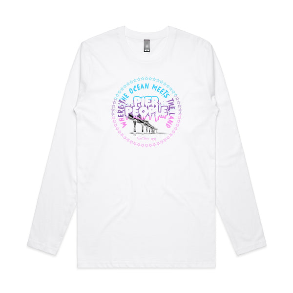 Ocean Meets Land Plurple Longsleeve Tee