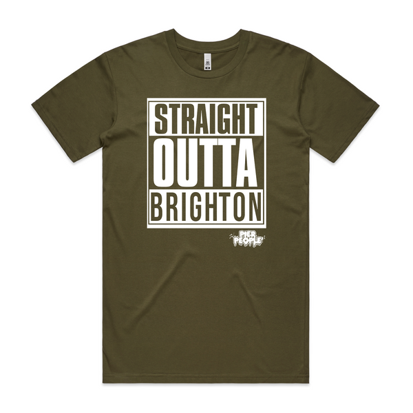 Straight Outta Brighton Mens Tee