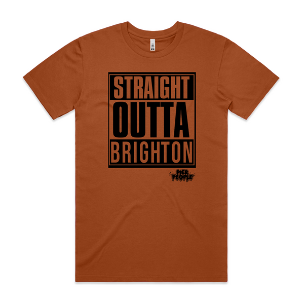 Straight Outta Brighton Mens Tee