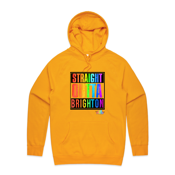 Straight Outta Brighton Rainbow Hoodie