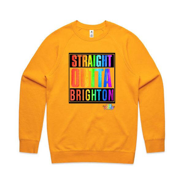 Straight Outta Brighton Rainbow Sweatshirt