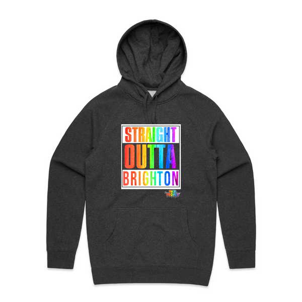 Straight Outta Brighton Rainbow Hoodie