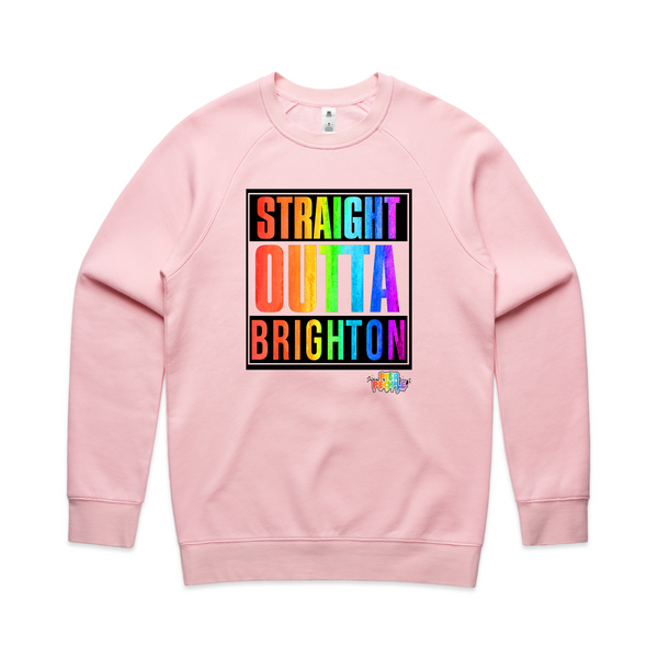 Straight Outta Brighton Rainbow Sweatshirt