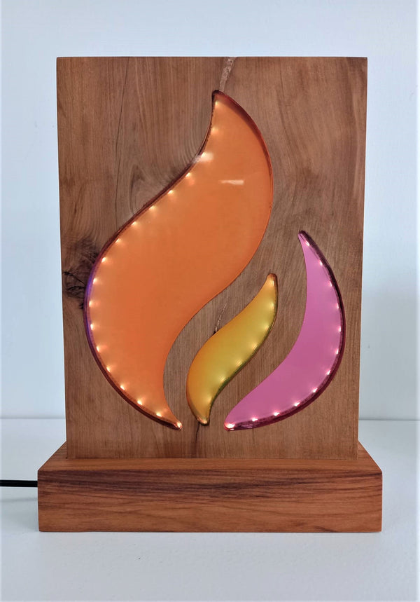 Rainbow Fire Lamp