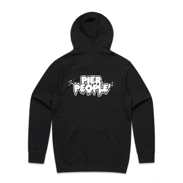 Zip Hoodie - Black