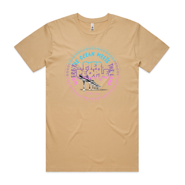 Ocean Meets Land Plurple Mens Tee