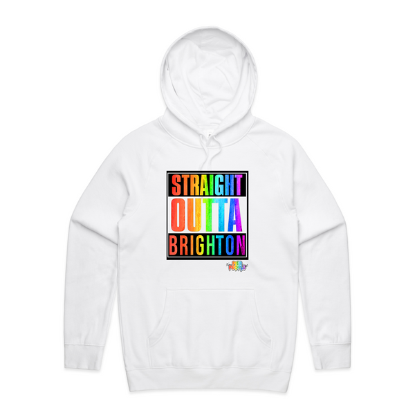 Straight Outta Brighton Rainbow Hoodie